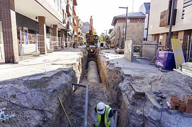 Avanza la segunda fase de renovación del centro histórico con instalación de colector de aguas residuales