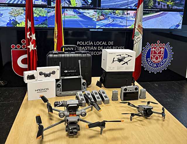 La Policía Local de San Sebastián de los Reyes incorpora dos nuevos drones