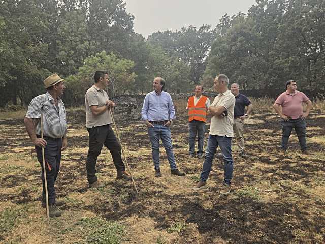 La Junta evalúa el impacto del incendio de Ávila sobre la fauna y la actividad rural