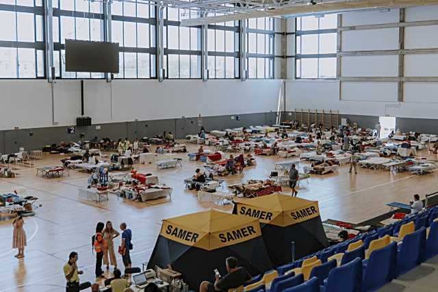 Las Rozas cierra el centro de acogida para evacuados tras seis días de solidaridad