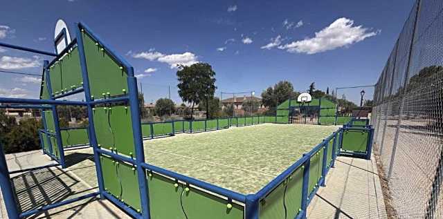 Nambroca realizó trabajos de reparación de la pista de Finca Caleseros