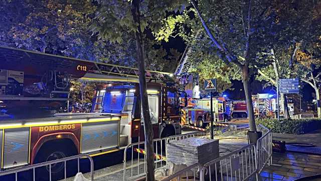 Ocho personas atendidas tras incendio en Tres Cantos