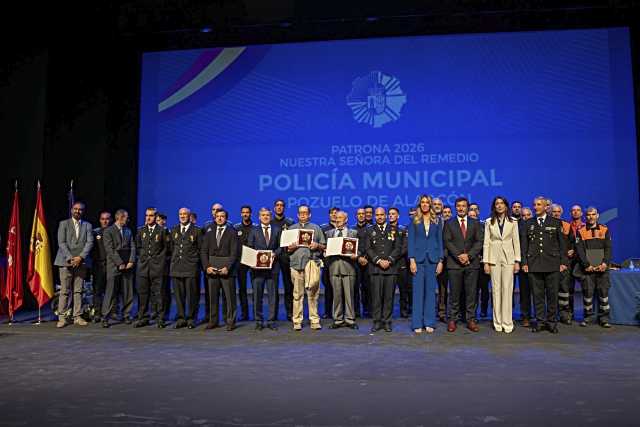 La Policía Municipal de Pozuelo de Alarcón celebró el día de Nuestra Señora del Remedio