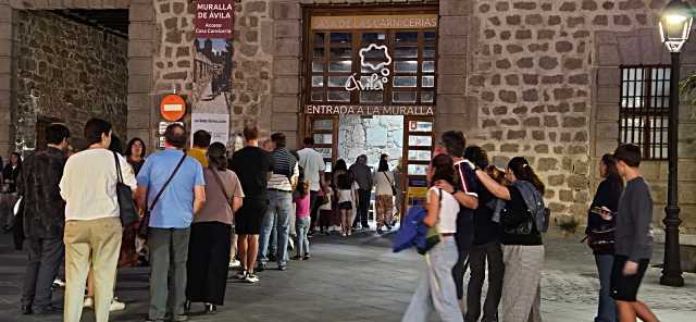 Más de 5.000 visitantes disfrutaron de Las Noches del Patrimonio en Ávila