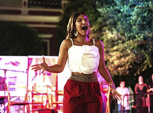 La actuación de Lola La Chiri en la Cátedra de Flamenco Félix Grande