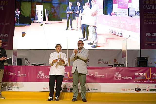 La chef Marta Alfayate Jimeno se destaca en el Concurso de Pinchos y Tapas de Castilla y León