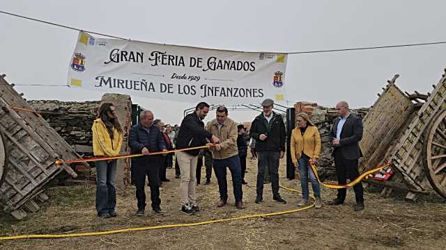 David González Huerta asiste a la XCVII Feria de Ganados de Mirueña de los Infanzones