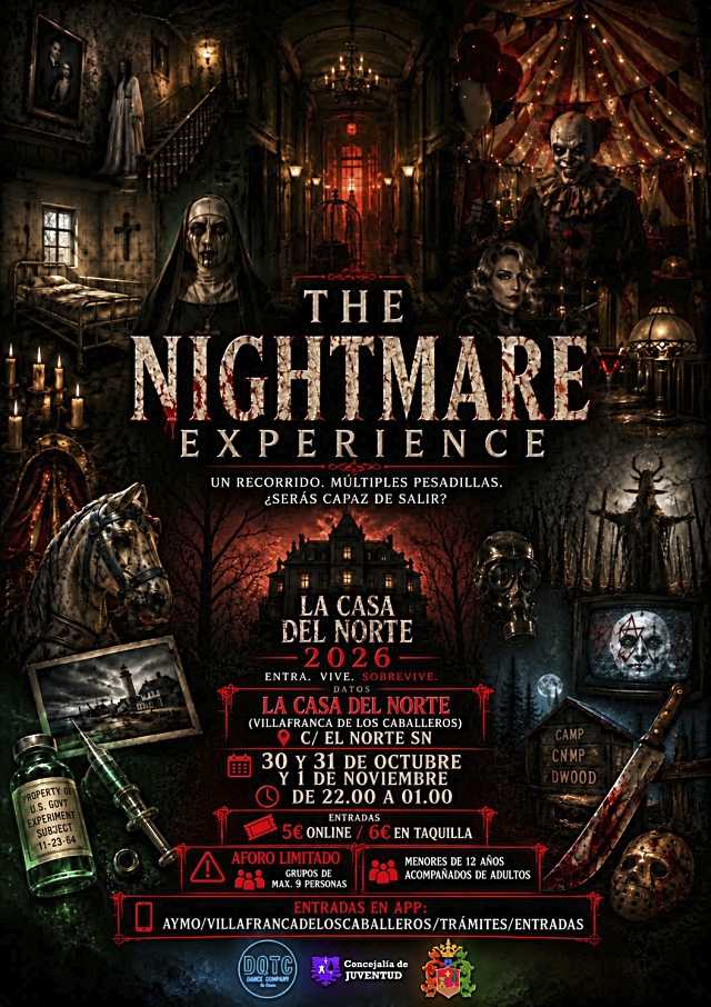 Villafranca de los Caballeros instalará una casa del terror del 30 de octubre al 1 de noviembre